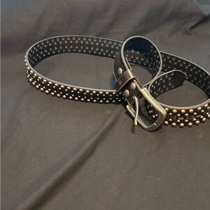 Bed Stu Black Studded Belt